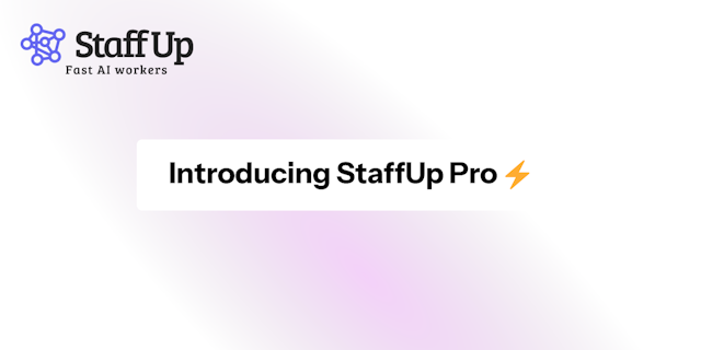 Feature image for Introducing StaffUp Pro ⚡️ What's new?